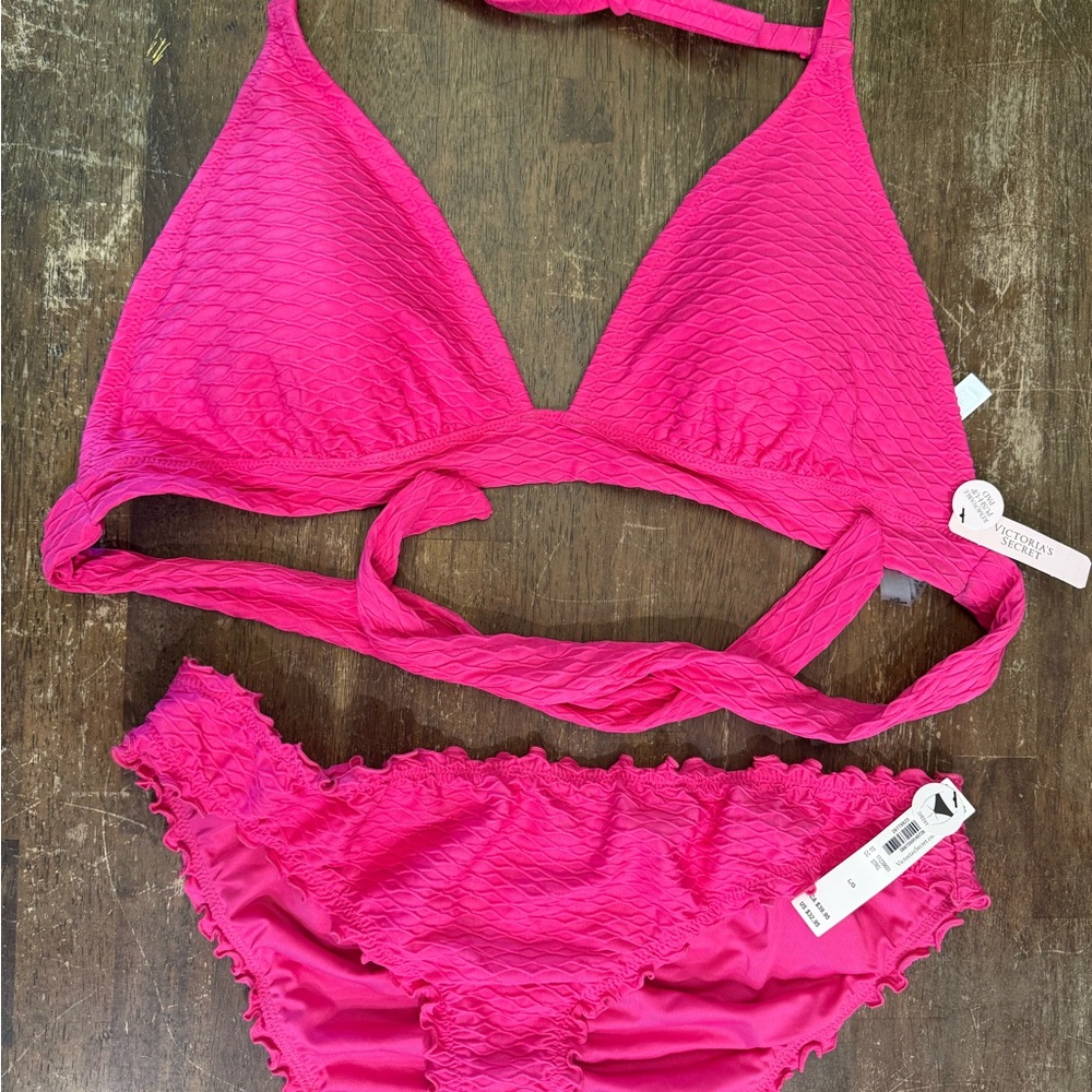 Victoria's Secret Hot Pink Bikini Set